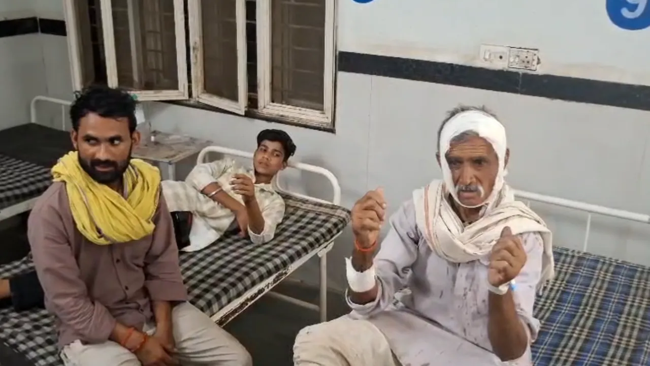 लाठी-फरसा से हमला, कट्टे से फायरिंग का आरोप; चार घायल