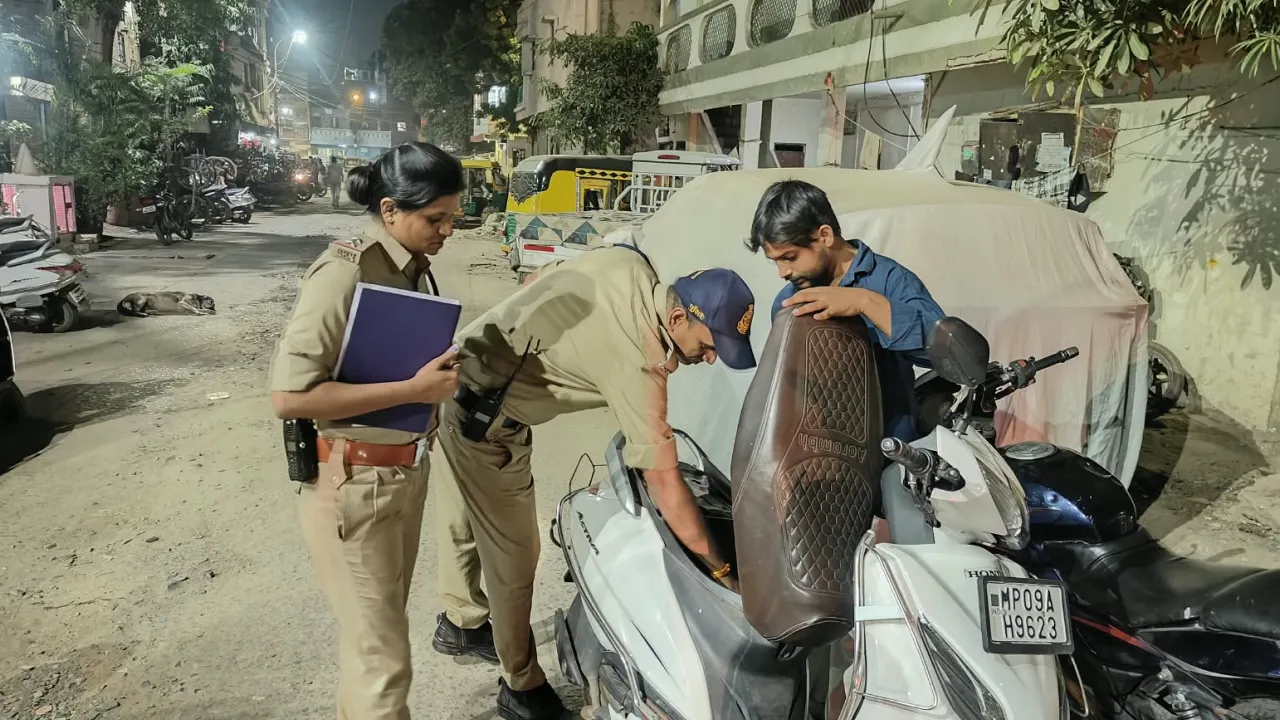 महिला सुरक्षा और बदमाशों पर कड़ी नजर, पुलिस का स्पेशल मिडनाइट ऑपरेशन