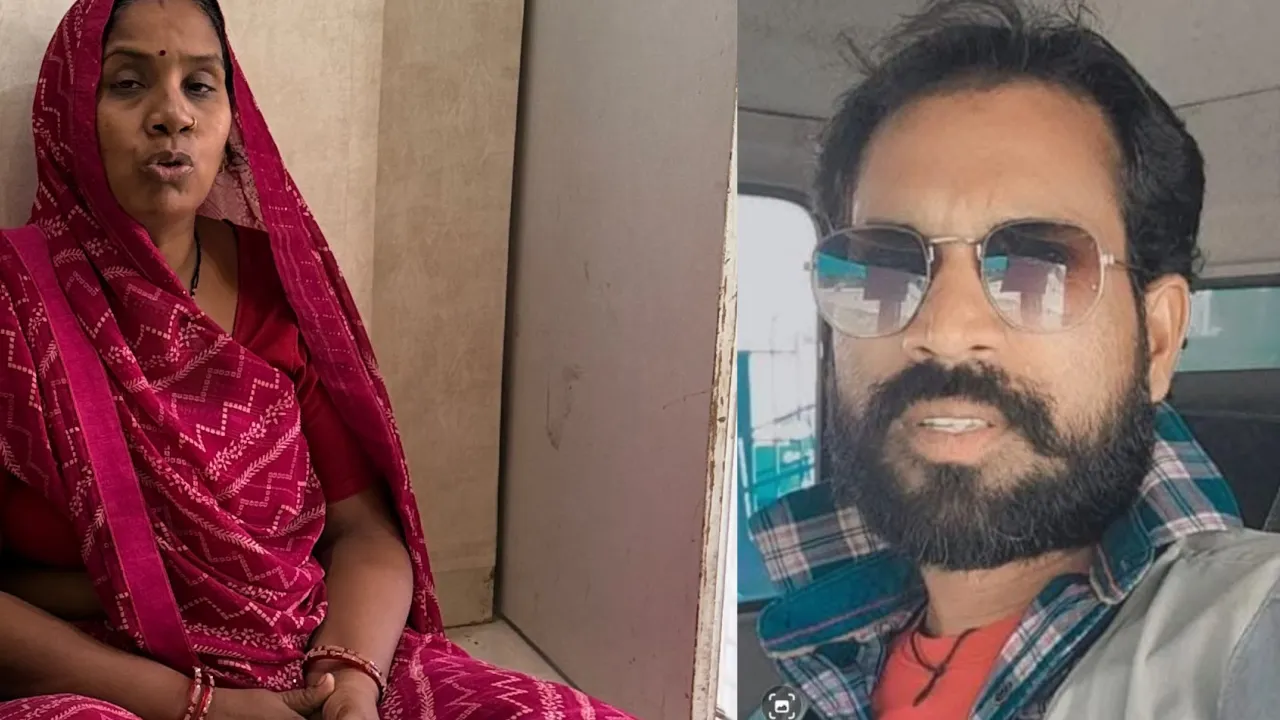 सोते समय सिर पर वजनदार वस्तु से वार कर दबाया गला, गांधी नगर पुलिस ने आरोपी पत्नी को हिरासत में लिया