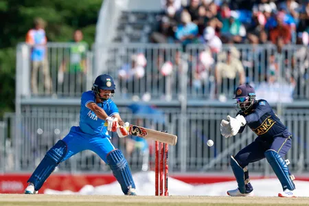 एशियन गेम्स 2026 : ईशान किशन की दमदार पारी, भारत ने सेमीफाइनल में श्रीलंका के खिलाफ 7 विकेट खोकर बनाए 169 रन