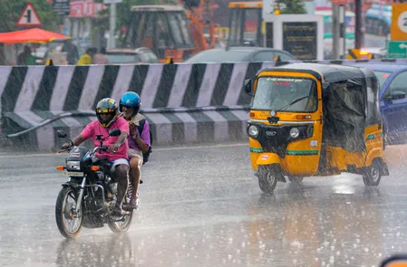 तमिलनाडु: पांच जिलों में भारी बारिश का अनुमान, पहाड़ी इलाकों में चलेंगी तेज हवाएं