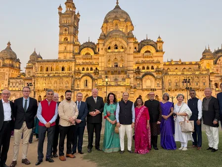 वडोदरा के लक्ष्मी विलास पैलेस में सांस्कृतिक कूटनीति की शाम, कई देशों के राजदूतों ने लिया हिस्सा