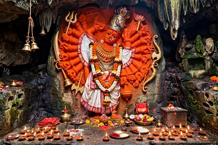 सप्तश्रृंगी शक्तिपीठ : यहां 18 हाथों से भक्तों को मां देती हैं आशीर्वाद