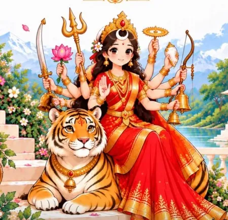 नवरात्रि पर भक्ति में डूबे टीवी सितारे, दीपिका चिखलिया ने बताया मां चंद्रघंटा का महत्व