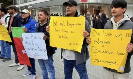 बलूचिस्तान में जबरन गायब करने और हत्याओं के खिलाफ जर्मनी में प्रदर्शन, अंतरराष्ट्रीय जांच की मांग