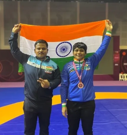 अंडर-23 वर्ल्ड रेसलिंग चैंपियनशिप: कोमल ने जीता कांस्य, अमृता पुजारी फाइनल में पहुंचीं