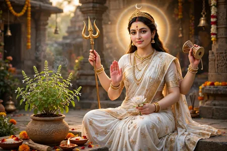 मां महागौरी से जुड़ी है तुलसी, जानिए इस पवित्र औषधि के चमत्कारी गुण