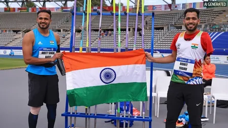 एशियन पैरा गेम्स: मेंस जैवलिन थ्रो एफ46 स्पर्धा में भारत का 'डबल धमाल', रिंकू ने जीता गोल्ड, अजीत के नाम सिल्वर