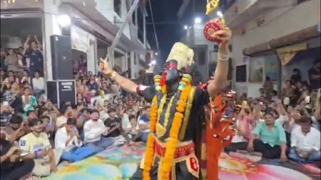 निकली मां महाकाली की भव्य खप्पर सवारी; उमड़े हजारों श्रद्धालु