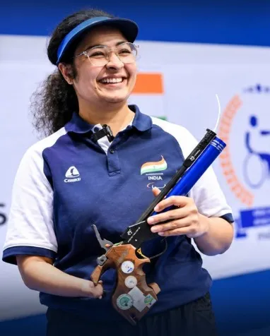 एशियन पैरा गेम्स: सृष्टि अरोड़ा ने महिलाओं की 10 मीटर एयर पिस्टल स्पर्धा में जीता ब्रॉन्ज मेडल