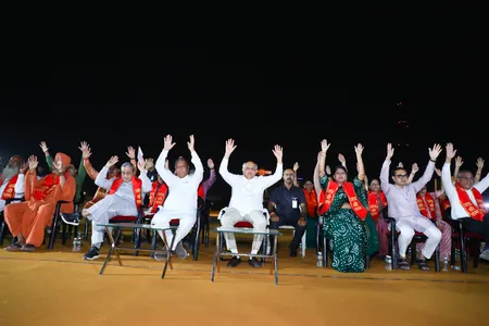 अहमदाबाद में विजयादशमी पर भूपेंद्र पटेल ने किया रावण दहन, रावण-मेघनाद और कुंभकर्ण के पुतले जलाए गए