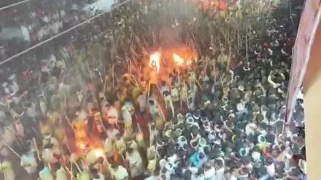 आंध्र प्रदेश: कुरनूल में पारंपरिक लाठी लड़ाई में एक व्यक्ति की मौत, 100 से अधिक लोग घायल