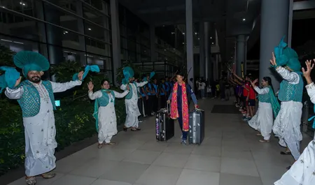 जापान पुरुष हॉकी टीम एशियन चैंपियंस ट्रॉफी के लिए मोहाली पहुंची, एयरपोर्ट पर शानदार स्वागत