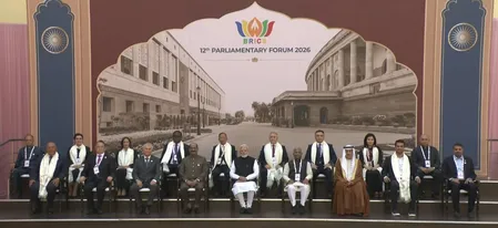 प्रधानमंत्री मोदी ने 12वें ब्रिक्स संसदीय मंच में भाग लिया, विदेशी प्रतिनिधियों से की बातचीत