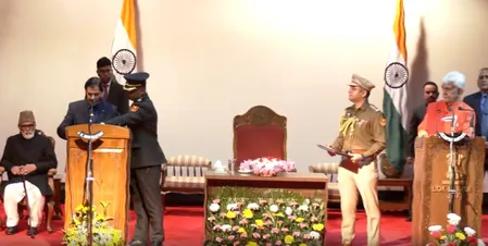 जम्मू-कश्मीर में उमर अब्दुल्ला कैबिनेट का विस्तार, उपराज्यपाल ने 4 नए मंत्रियों को दिलाई शपथ
