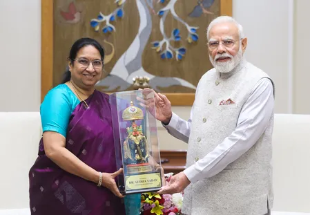 कर्नाटक की राज्यपाल डॉ. सुधा यादव ने राष्ट्रपति मुर्मु और पीएम मोदी से की मुलाकात