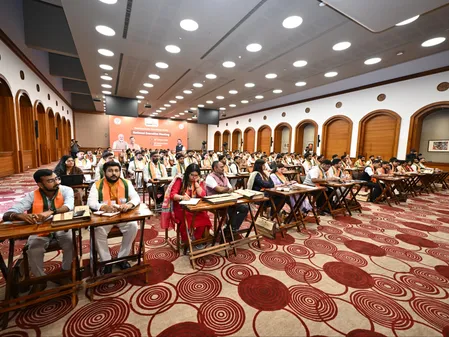 विकसित भारत 2047 के लिए आगे आए युवा, अराजकता और भ्रामक प्रचार से रहें सतर्क: भाजयुमो
