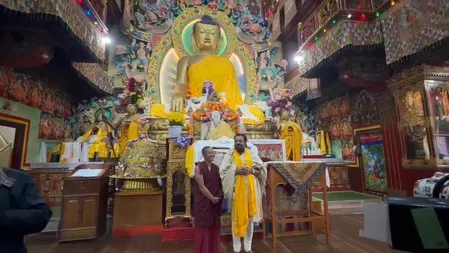 केंद्रीय राज्यमंत्री सुरेश गोपी ने किया ऐतिहासिक तवांग मठ का दौरा, बोले- पूरे नॉर्थ ईस्ट को देवभूमि कहना चाहिए