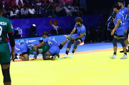 कॉमनवेल्थ कबड्डी चैंपियनशिप: भारतीय पुरुष टीम ने कटाया फाइनल का टिकट, सेमीफाइनल में बांग्लादेश को दी शिकस्त