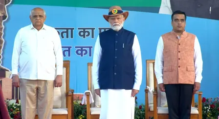 राष्ट्रीय एकता दिवस समारोह में शामिल हुए पीएम मोदी, सरदार पटेल की 151वीं जयंती पर आयोजित हुई भव्य परेड