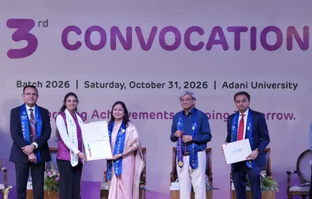 अदाणी यूनिवर्सिटी के दीक्षांत समारोह में बोले आईआईएससी निदेशक, एआई में अपार संभावनाएं, लेकिन सत्य और भरोसा अहम