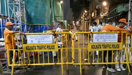 कोलकाता भगदड़ के बाद चोरबागान पूजा पंडाल की प्रतिमा विसर्जन पर संशय