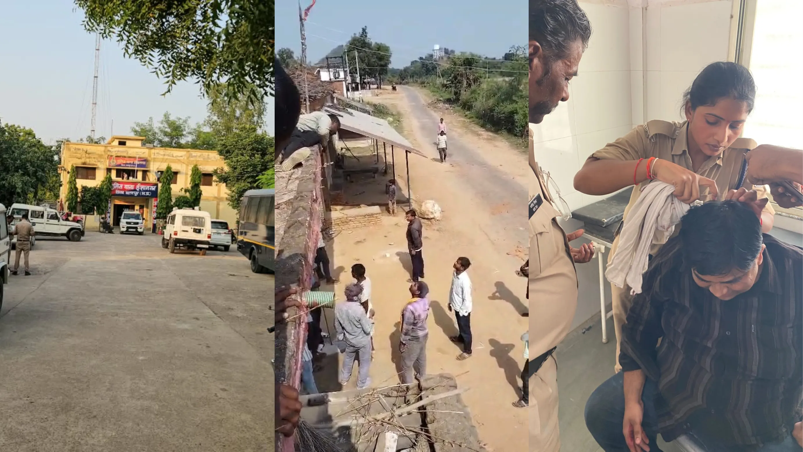 दो पक्षों में विवाद के बाद घर में तोड़फोड़; पुलिस से भी झूमाझटकी, चार थानों का बल पहुंचा