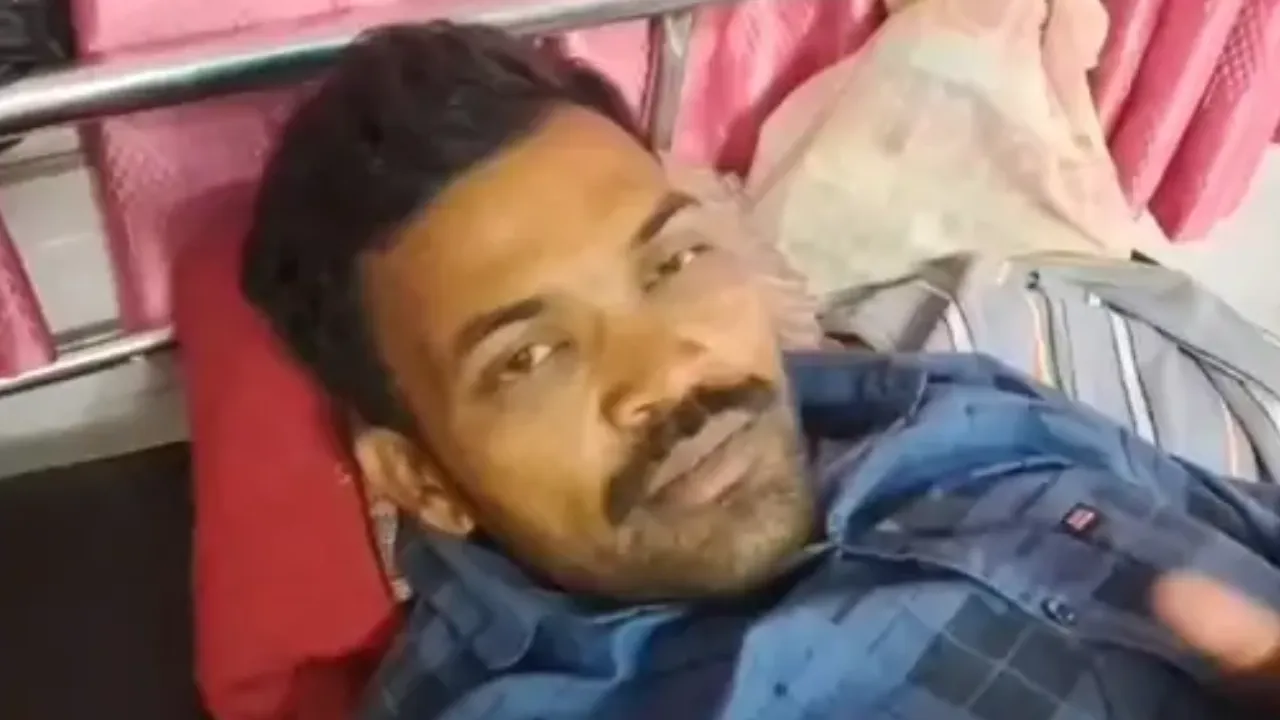 चलती बाइक पर थैले से निकला सांप: कंधे से होते हुए बाएं हाथ पर काटा
