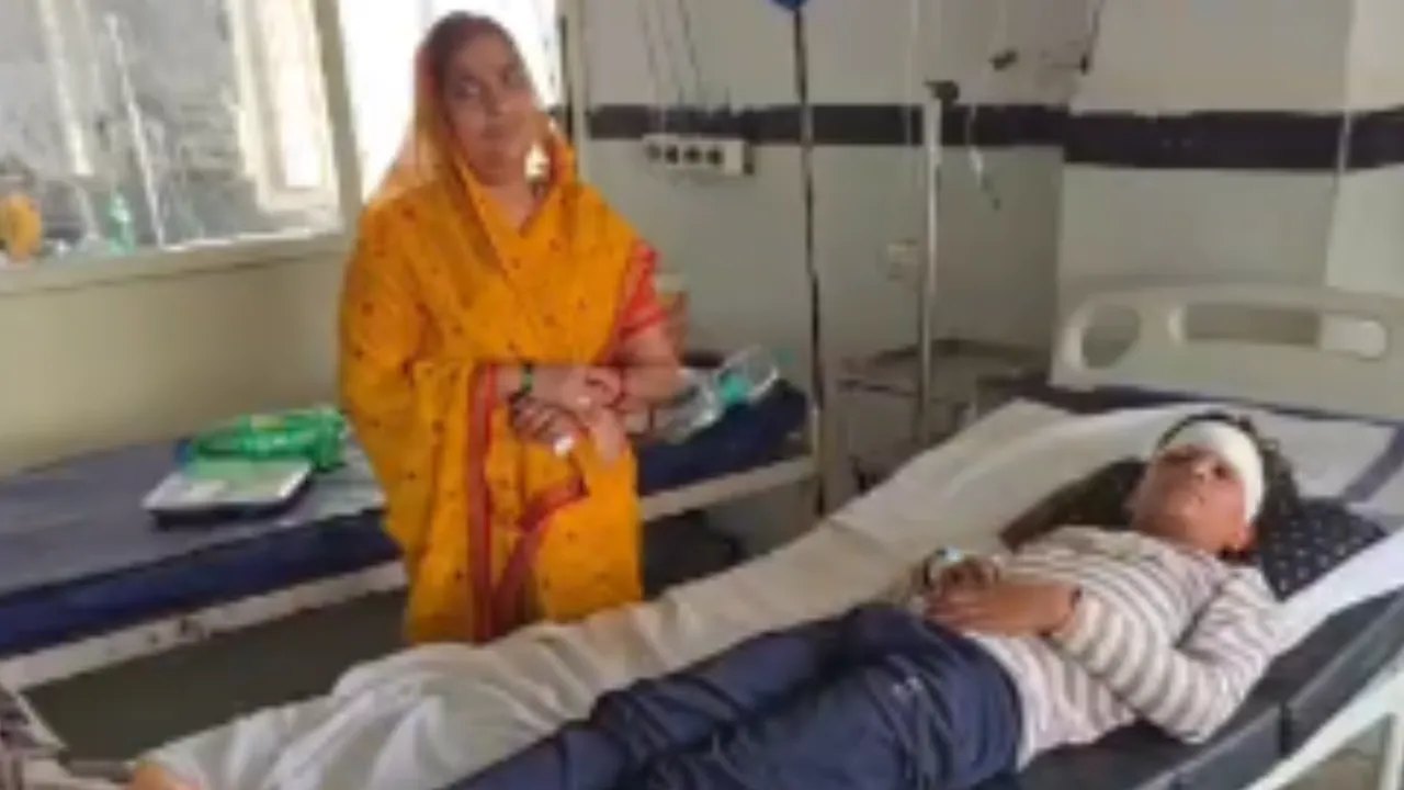 विसर्जन जुलूस में पटाखा फटने से 13 वर्षीय छात्र गंभीर रूप से घायल, सिर और आंख में चोट
