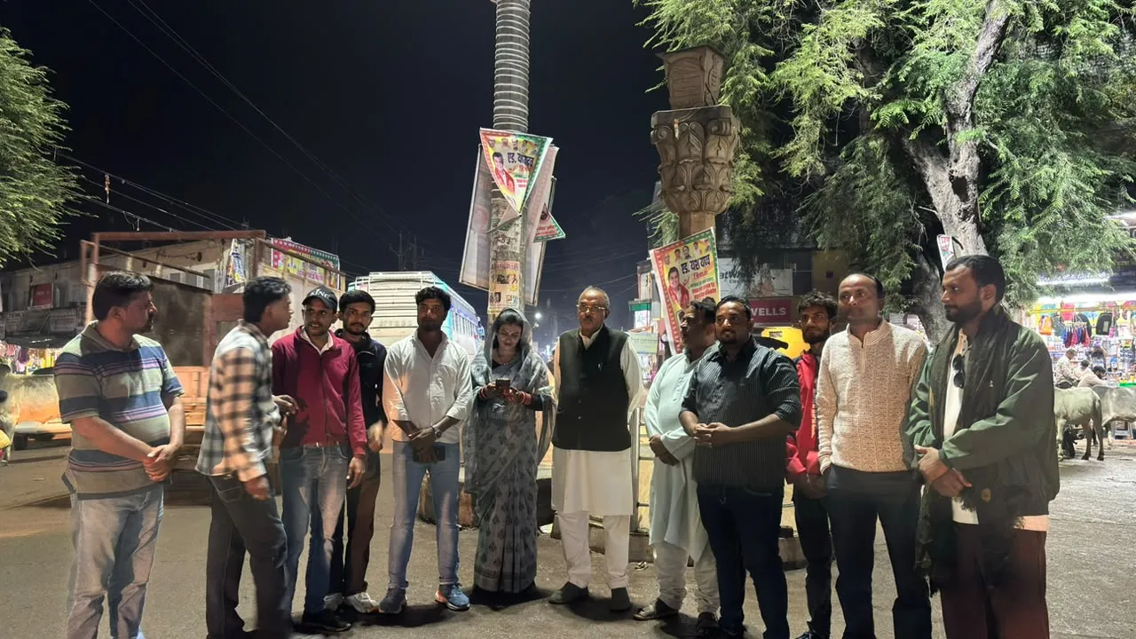 नागौद में हरदीप सिंह पुरी की राज्यसभा उम्मीदवारी पर बवाल: कांग्रेस ने एपस्टीन विवाद का हवाला देकर फूंका पुतला