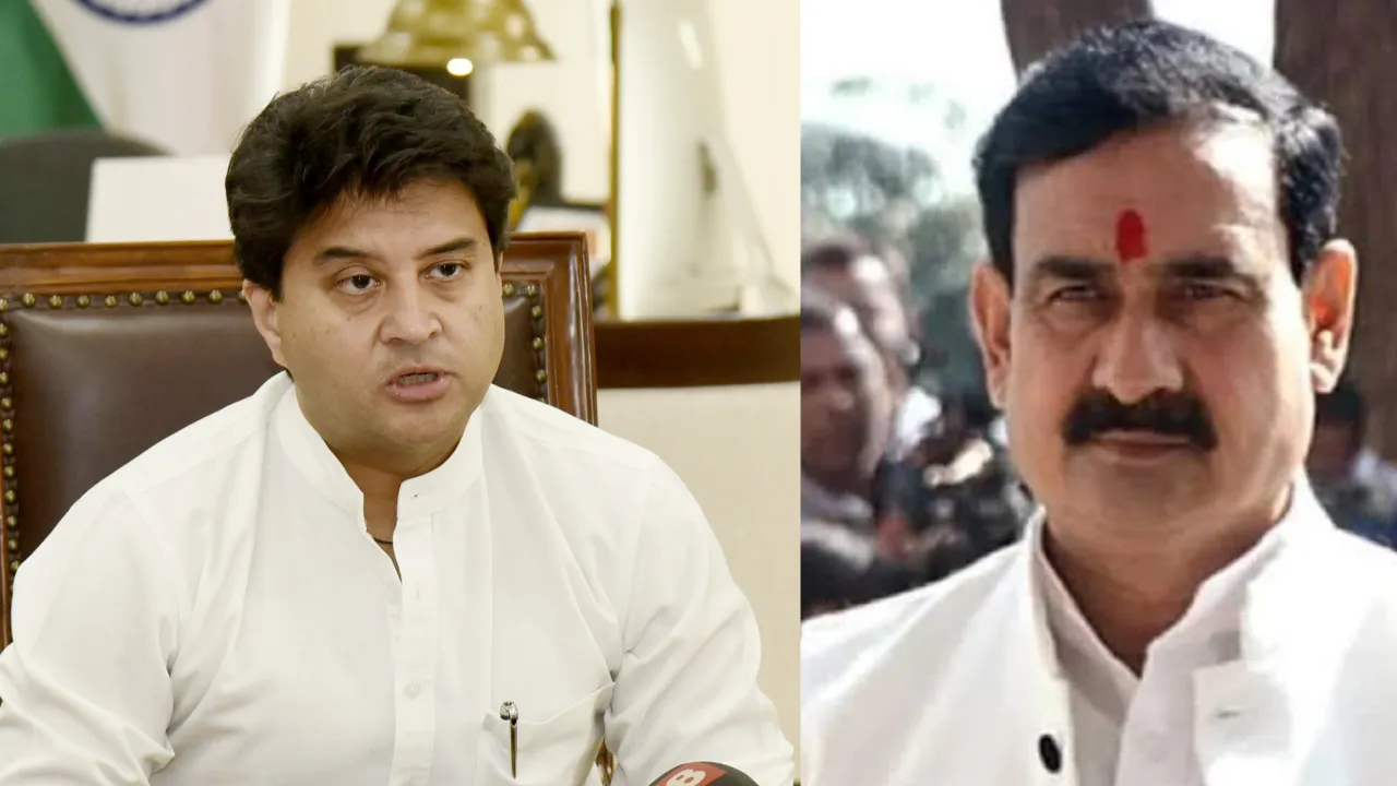 MP BJP कोर ग्रुप बैठक से सिंधिया की दूरी, नरोत्तम मिश्रा को नहीं मिला न्योता: मध्य प्रदेश की राजनीति में गर्माया माहौल