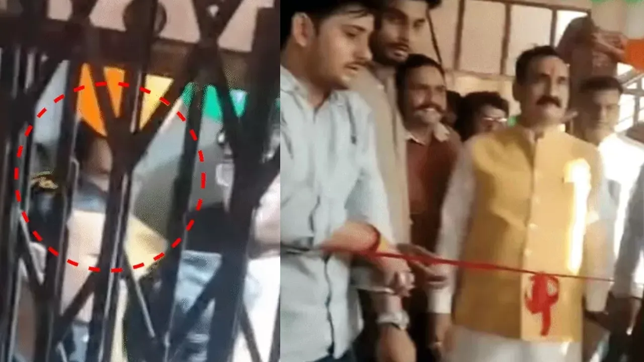 कोचिंग के उद्घाटन पहुंचे पूर्व गृहमंत्री नरोत्तम मिश्रा लिफ्ट में फंसे