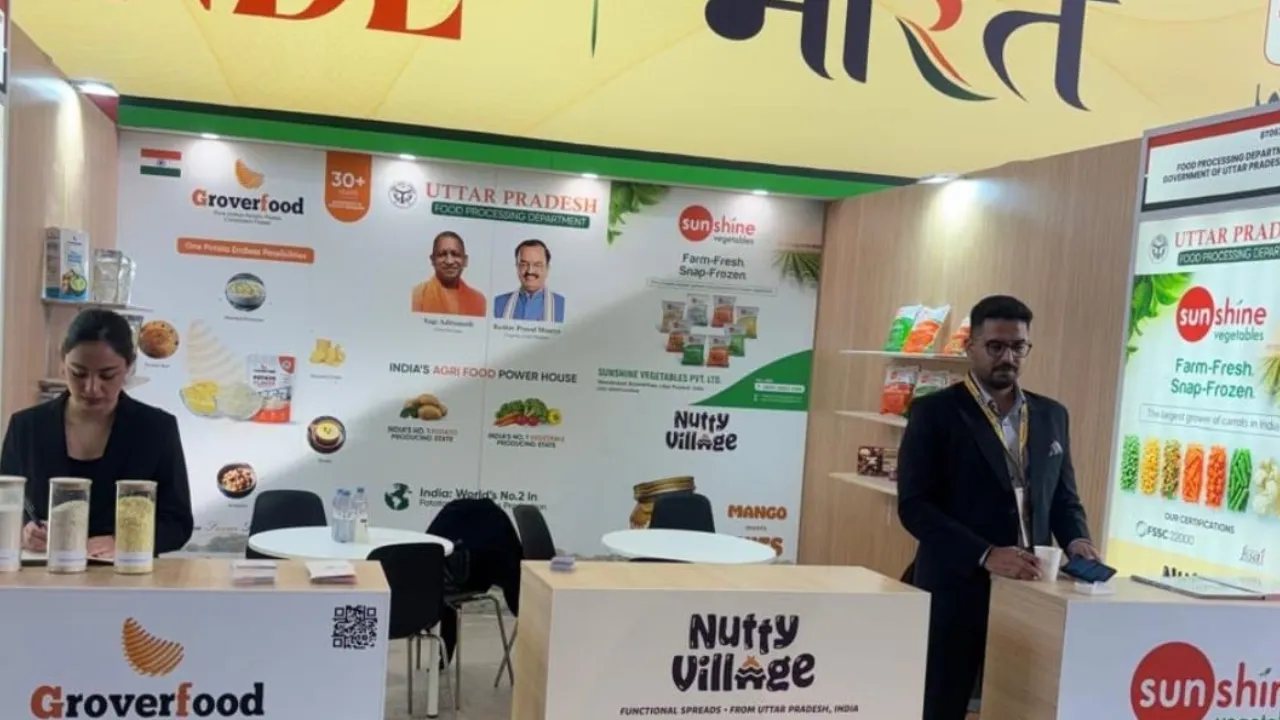 पेरिस के अंतरराष्ट्रीय खाद्य मेले में यूपी के उत्पादों की धूम
