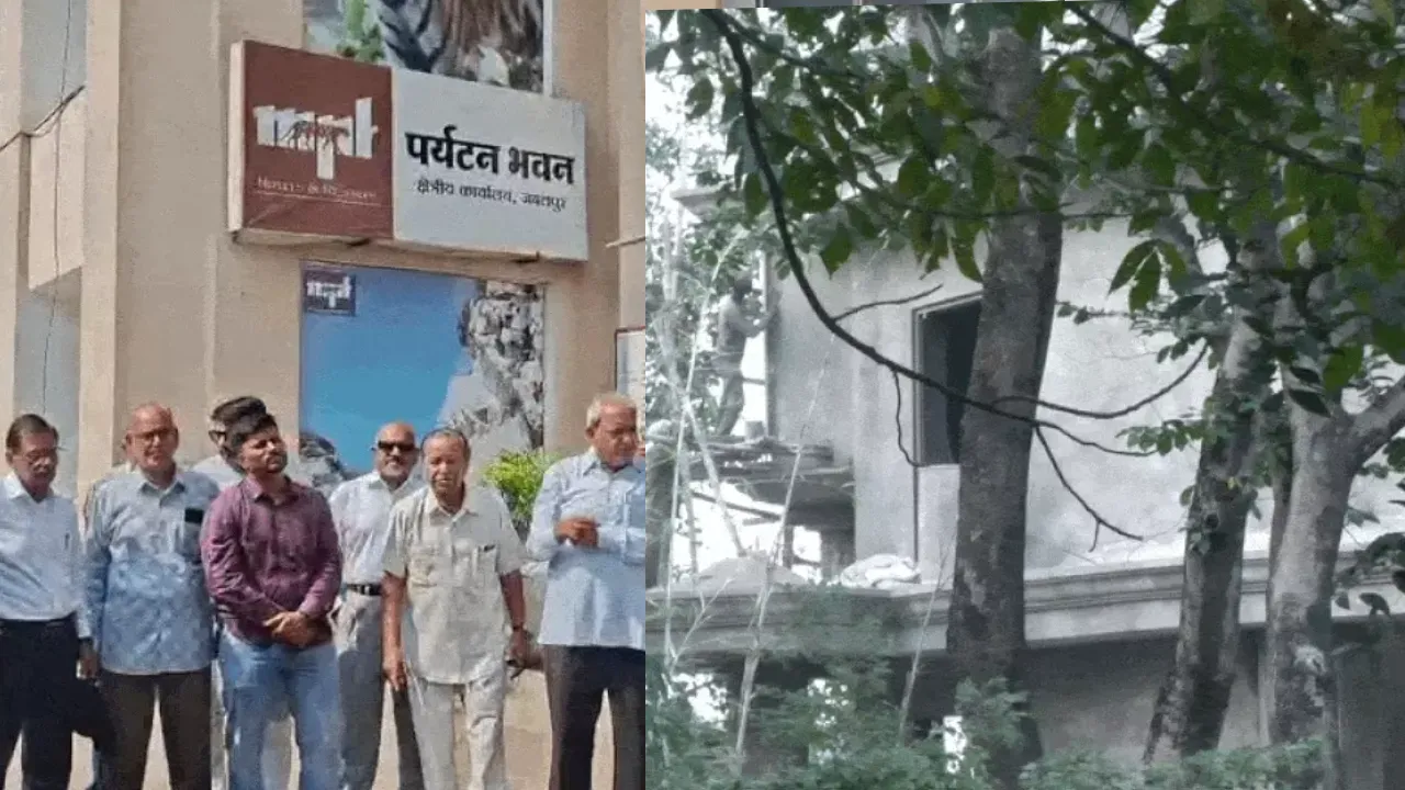 20 फीट की दूरी पर बन रही बहुमंजिला इमारत, बेखबर दिखा नगर निगम