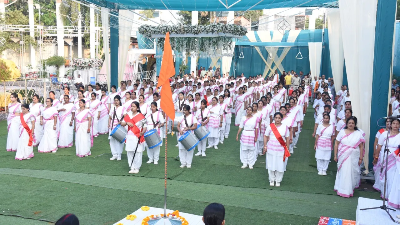 राष्ट्र सेविका समिति के 90 वर्ष: जबलपुर में सेविकाओं ने दिखाया अनुशासन, ‘अभ्युदय’ और ‘राष्ट्रोदय’ पथ संचलन आयोजित