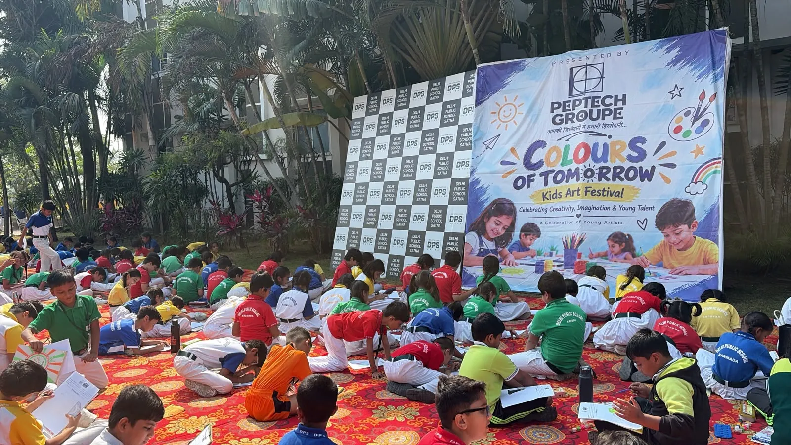 पेप्टेक ग्रुप की रचनात्मक पहल: दिल्ली पब्लिक स्कूल में कला उत्सव का पहला राउंड संपन्न; 21 नवंबर को होगा फाइनल
