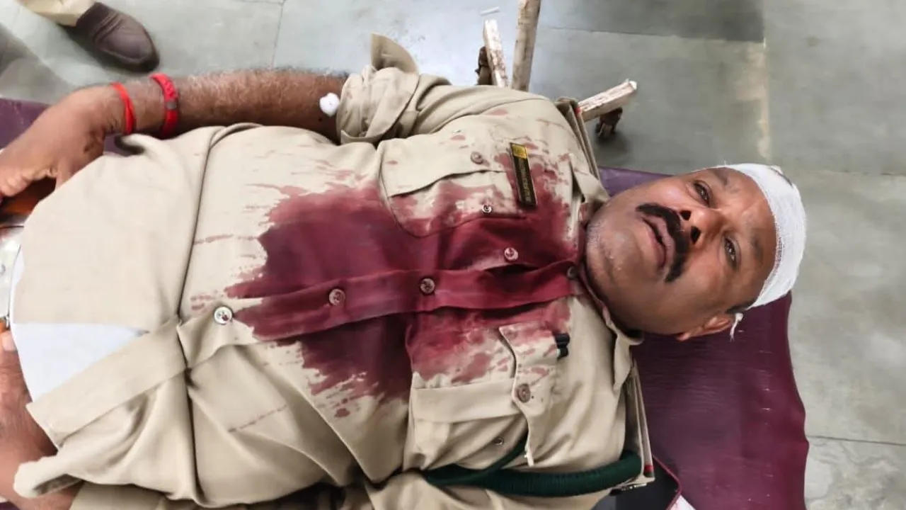 बांध के पास अतिक्रमण हटाने के दौरान बदमाशों ने टीम को बनाया निशाना